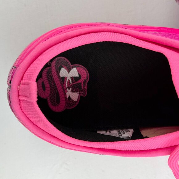 Men's 10 - Under Armour Magnetico Elite 4 FG Pitch Viper Soccer Cleats - Pink - Picture 11 of 12